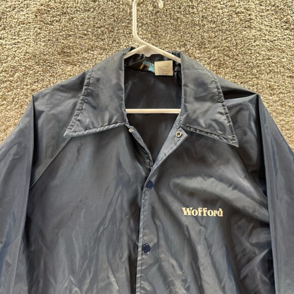 Vintage 60s Wofford College Jacket Mens Medium Blue Champion RP-Coach Football - Picture 3 of 12